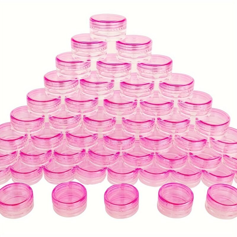 50pcs 5g Plastic Cosmetic Jar Travel Containers - Image 8