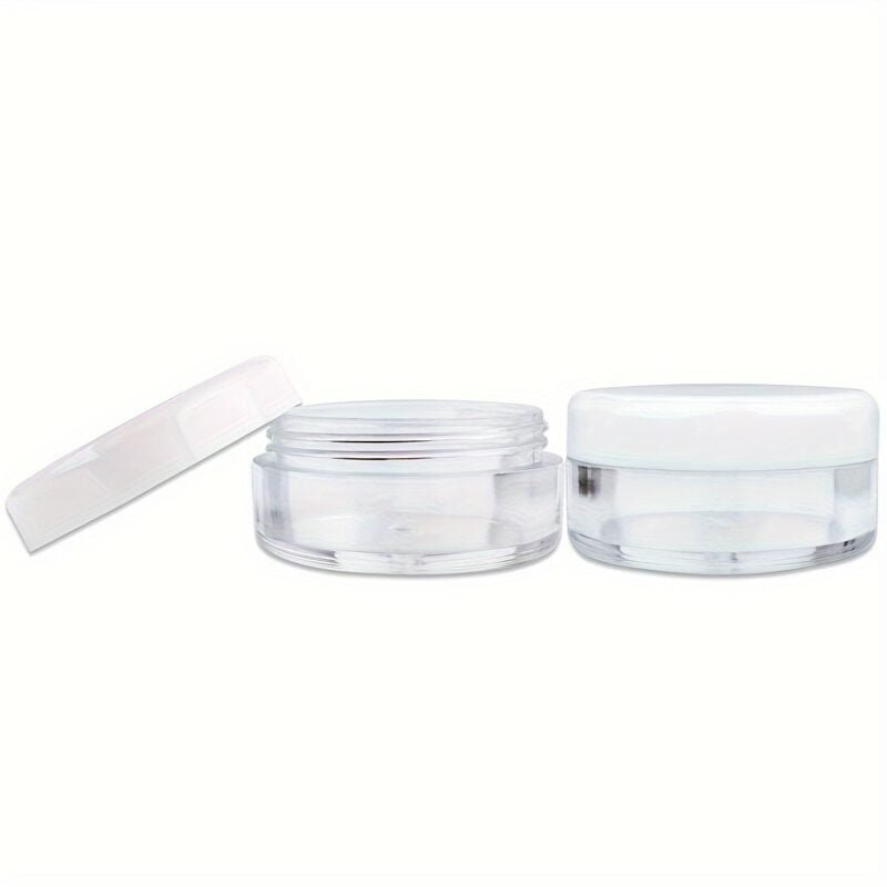 50pcs 5g Plastic Cosmetic Jar Travel Containers - Image 3