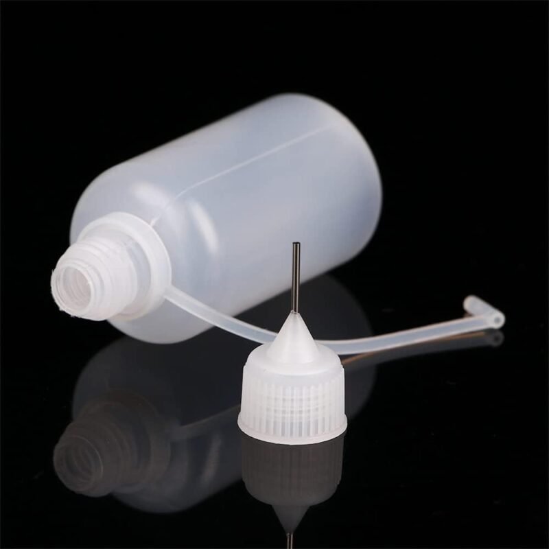 50pcs Needle Tip Plastic Dropper Bottles free funnelx5 - Image 6